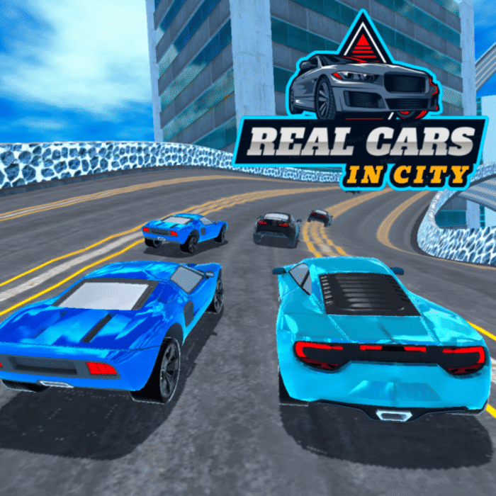 Real Cars in City - Image 1
